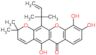 12-(1,1-dimethylprop-2-en-1-yl)-5,9,10-trihydroxy-2,2-dimethyl-2H,6H-pyrano[3,2-b]xanthen-6-one