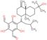 5-[1-[(1S,4aS,6R,8aS)-6-(1-hydroxy-1-methyl-ethyl)-8a-methyl-4-methylene-decalin-1-yl]-3-methyl-butyl]-2,4,6-trihydroxy-benzene-1,3-dicarbaldehyde