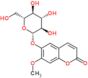 7-methoxy-2-oxo-2H-chromen-6-yl beta-D-glucopyranoside