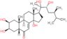 (2S,3R,5R,9R,10R,13R,14S,17S)-17-[(1R,2R,4R)-1,2-dihydroxy-1,4,5-trimethyl-hexyl]-2,3,14-trihydrox…