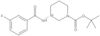 1,1-Dimethylethyl (3R)-3-[(3-fluorobenzoyl)amino]-1-piperidinecarboxylate