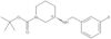 1,1-Dimethylethyl (3R)-3-[[(3-fluorophenyl)methyl]amino]-1-piperidinecarboxylate