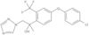 2-[4-(4-Chlorophenoxy)-2-(trifluoromethyl)phenyl]-1-(1,2,4-triazol-1-yl)propan-2-ol