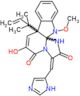 (3Z)-7a-(1,1-dimethylprop-2-en-1-yl)-6-hydroxy-3-(1H-imidazol-5-ylmethylidene)-12-methoxy-7a,12-di…