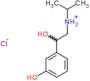 N-[2-hydroxy-2-(3-hydroxyphenyl)ethyl]propan-2-aminium chloride