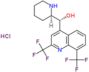 (R)-[2,8-bis(trifluoromethyl)quinolin-4-yl][(2R)-piperidin-2-yl]methanol hydrochloride (1:1)