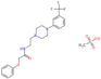 2-phenoxy-N-(2-{4-[3-(trifluoromethyl)phenyl]piperazin-1-yl}ethyl)acetamide methanesulfonate (1:1)