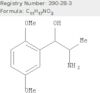 Benzenemethanol, α-(1-aminoethyl)-2,5-dimethoxy-