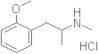 Benzeneethanamine, 2-methoxy-N,α-dimethyl-, hydrochloride (1:1)