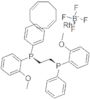 (R,R)-(-)-1,2-Bis[(o-methoxyphenyl)(phenyl)phosphino]ethane(1,5-cyclooctadiene)rhodium(I) tetrafluor