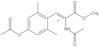 Methyl (2Z)-2-(acetylamino)-3-[4-(acetyloxy)-2,6-dimethylphenyl]-2-propenoate