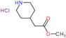 methyl piperidin-4-ylacetate hydrochloride (1:1)