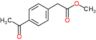 Benzeneacetic acid, 4-acetyl-, methyl ester