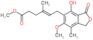 Methyl (4E)-6-(1,3-dihydro-4-hydroxy-6-methoxy-7-methyl-3-oxo-5-isobenzofuranyl)-4-methyl-4-hexeno…