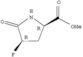 Proline,4-fluoro-5-oxo-, methyl ester, cis- (9CI)