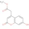 2H-1-Benzopyran-4-acetic acid, 7-hydroxy-2-oxo-, methyl ester