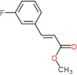 methyl (2E)-3-(3-fluorophenyl)prop-2-enoate