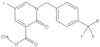 Methyl 1,2-dihydro-5-iodo-2-oxo-1-[[4-(trifluoromethyl)phenyl]methyl]-3-pyridinecarboxylate