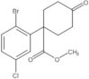 Methyl 1-(2-bromo-5-chlorophenyl)-4-oxocyclohexanecarboxylate