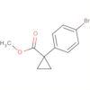 Cyclopropanecarboxylic acid, 1-(4-bromophenyl)-, methyl ester