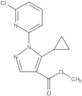 Methyl 1-(6-chloro-2-pyridinyl)-5-cyclopropyl-1H-pyrazole-4-carboxylate