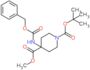 1-(1,1-Dimethylethyl) 4-methyl 4-[[(phenylmethoxy)carbonyl]amino]-1,4-piperidinedicarboxylate