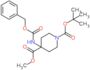 O1-tert-butyl O4-methyl 4-(benzyloxycarbonylamino)piperidine-1,4-dicarboxylate