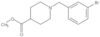 Methyl 1-[(3-bromophenyl)methyl]-4-piperidinecarboxylate