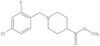 Methyl 1-[(4-chloro-2-fluorophenyl)methyl]-4-piperidinecarboxylate