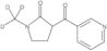 2-Pyrrolidinone, 1-(methyl-d3)-3-(3-pyridinylcarbonyl)-