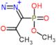(1-diazo-2-oxo-propyl)-methoxy-phosphinic acid