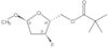 α-D-erythro-Pentofuranoside, methyl 2,3-dideoxy-3-fluoro-, 5-(2,2-dimethylpropanoate)