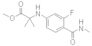 N-[3-Fluoro-4-[(methylamino)carbonyl]phenyl]-2-methylalanine methyl ester