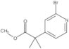 Methyl 2-bromo-α,α-dimethyl-4-pyridineacetate