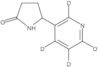 5-(3-Pyridinyl-2,4,5,6-d<sub>4</sub>)-2-pyrrolidinone