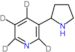 2,3,4,6-tetradeuterio-5-pyrrolidin-2-yl-pyridine