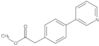 Benzeneacetic acid, 4-(3-pyridinyl)-, methyl ester