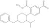 Methyl 2-[2-(1-methylethyl)-4-(phenylmethyl)-1-piperazinyl]-5-nitrobenzoate