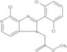 Methyl 4-chloro-2-(2,6-dichlorophenyl)-1H-imidazo[4,5-c]pyridine-1-acetate