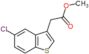 methyl (5-chloro-1-benzothiophen-3-yl)acetate