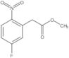 Methyl 5-fluoro-2-nitrobenzeneacetate