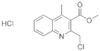 methyl 2-(chloromethyl)-4-methylquinoline-3-carboxylate hydrochloride