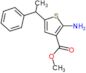 methyl 2-amino-5-(1-phenylethyl)thiophene-3-carboxylate