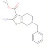 Thieno[2,3-c]pyridine-3-carboxylic acid,2-amino-4,5,6,7-tetrahydro-6-(phenylmethyl)-, methyl ester