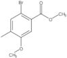 Benzoic acid, 2-bromo-5-methoxy-4-methyl-, methyl ester
