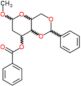 methyl 3-O-benzoyl-4,6-O-benzylidene-2-deoxyhexopyranoside