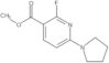 Methyl 2-fluoro-6-(1-pyrrolidinyl)-3-pyridinecarboxylate