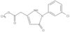 Methyl 1-(3-chlorophenyl)-2,5-dihydro-5-oxo-1H-pyrazole-3-acetate