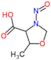 5-methyl-3-nitroso-1,3-oxazolidine-4-carboxylic acid