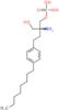 1,3-Propanediol, 2-amino-2-[2-(4-octylphenyl)ethyl]-, 1-(dihydrogen phosphate), (2S)-